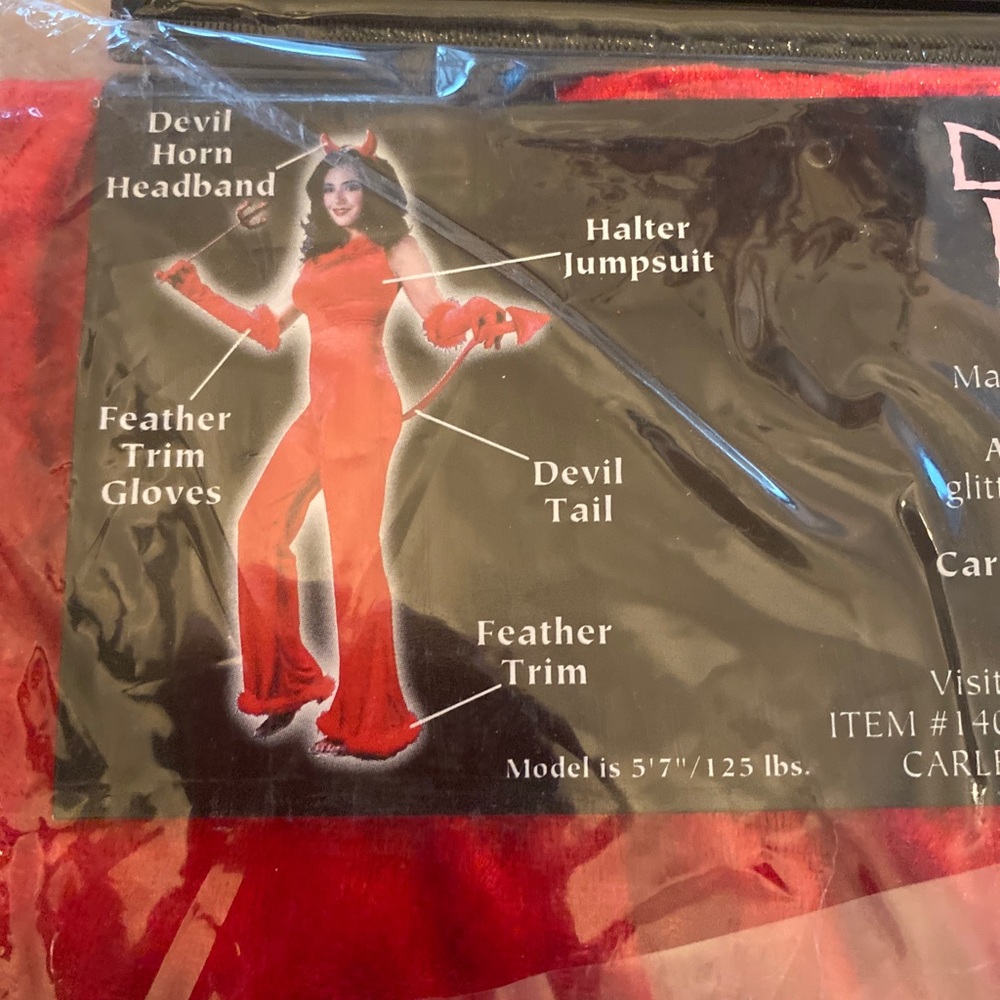 New devilish devil costume